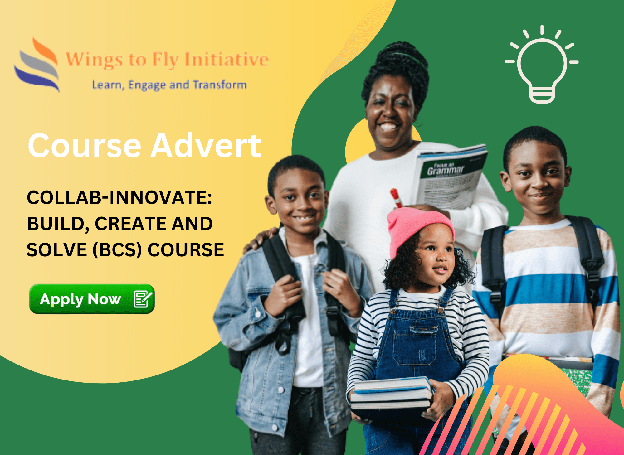 BCS (BUILD, CREATE AND SOLVE) Course Advert!